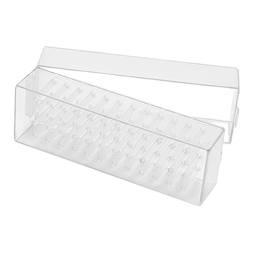 PartyKindom Behälter Für Nagelbohrer Aus Robustem Kunststoff Etui Für Nagelbohrer Mit Schleifkopfbox Organizer Für Nagelstudios Und Schleifköpfe von PartyKindom