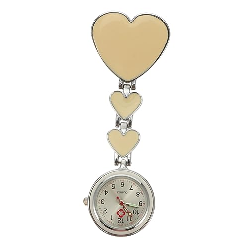 PartyKindom 1stück Fob Uhr Mit Leuchtfunktion Praktisch Für Damen Pflegepersonal Elegante Taschenuhr Mit Clip Hochwertige Verarbeitung Für Alltag von PartyKindom