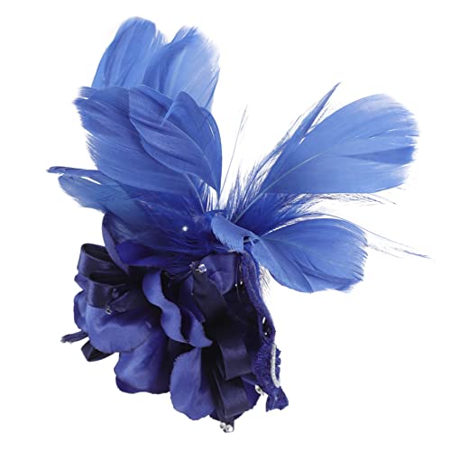 PartyKindom Blumenbrosche Anstecknadel für Damen Marineblaues Design Vielseitig Einsetzbar als Haarschmuck Kleidungsschmuck oder für Besondere Anlässe und Alltägliche Outfits von PartyKindom
