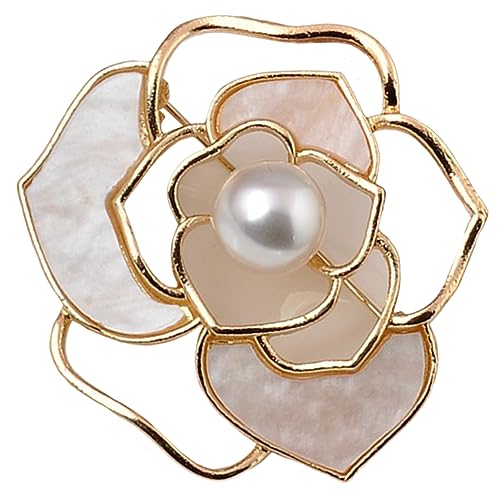 PartyKindom Blumenbrosche Hochwertiger Legierung Modisches Anstecknadel für Damenkleidung Vielseitig Tragbar an Jacken Rucksäcken Elegantes Accessoire für Partys und Meetings von PartyKindom