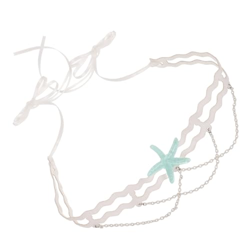 PartyKindom Boho Meerjungfrau Sea Star Halskette Damen Kurz Strand Schmuck Verstellbarer Clavicle Choker Bohemian Stil Urlaub Accessoire für Sommer Party Cosplay PartyKindom Boho Meerjungfrau Sea Star Halskette Damen Kurz Strand Schmuck Verstellbarer Clavicle Choker Bohemian Stil Urlaub Accessoire für Sommer Party Cosplay von PartyKindom
