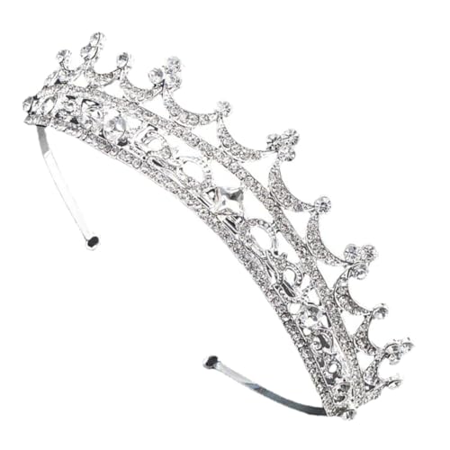PartyKindom Brautkrone Tiara Glänzend Hochzeit Haarschmuck Strass Diadem für Braut und Party von PartyKindom