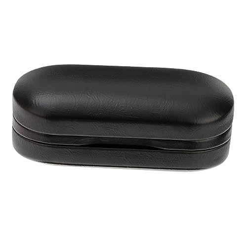 PartyKindom Brillenetui Halter Doppel Brillenetui Mehrere Etuis Aufbewahrungs Organizer Zwei Reise Brillenetuis Doppel Brillenbehälter Schutzbrillenetui Sonnenbrillenetui Schwarzes von PartyKindom