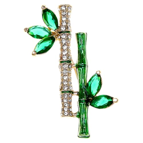 PartyKindom Brosche Pin Vintage Bambus Design Anstecknadel für Kleidung Rucksack Schmuck Damen Modeaccessoire für Partys von PartyKindom