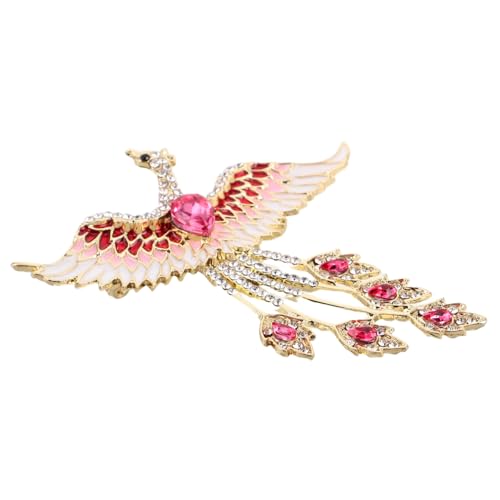 PartyKindom Brosche mit Strasssteinen für Damen Stilvolle Anstecknadel Blumenform für Weihnachten Geburtstage und Besondere Anlässe Vielseitiges Kleidungszubehör von PartyKindom