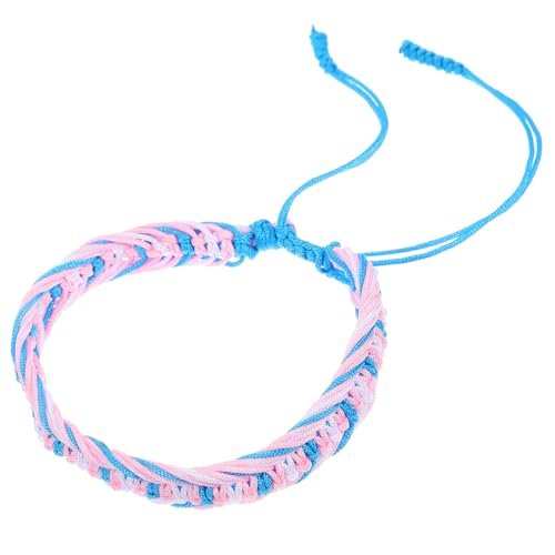 PartyKindom Buntes Geflochtenes Armband für Damen und Herren Handgefertigtes Freundschaftsarmband Modisches Festival-accessoire Langlebiges Komfortables Auffälliges Schmuckstück für Alltag und von PartyKindom
