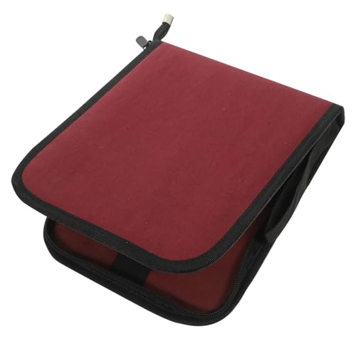 PartyKindom Canvas Federmäppchen Fächer Stifttasche Zeichnung Bleistifte Aufbewahrung Mäppchen Tragbar Praktisch für Erwachsene Schüler von PartyKindom