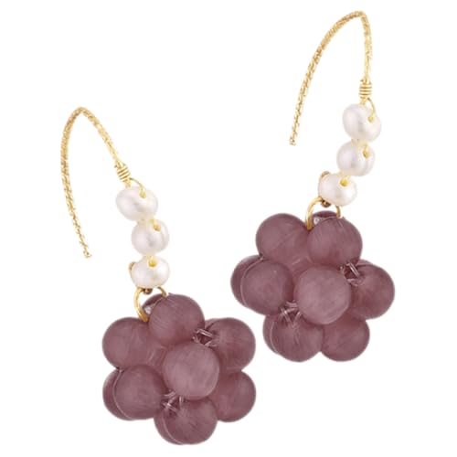 PartyKindom Cat's Eye Stein Tropfen Ohrringe Damen Süße Traubenform Zarte Ohrhänger Langlebig Hautfreundlich für Alltag und Besondere Anlässe PartyKindom Cat's Eye Stein Tropfen Ohrringe Damen Süße Traubenform Zarte Ohrhänger Langlebig Hautfreundlich für Alltag und Besondere Anlässe von PartyKindom