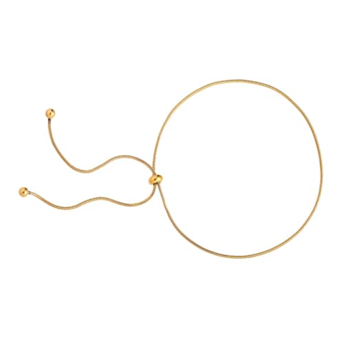 PartyKindom Chic Fußkettchen Damen Verstellbar Titanstahl Fußkette Schlichtes Design Eleganter Knöchelschmuck für Alltag und Party von PartyKindom