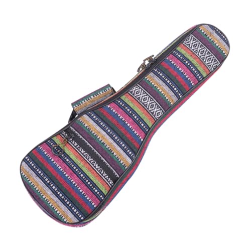 PartyKindom Chic Ukulele Bag Gepolsterte Schultertasche Doppel Rucksackstil Tragbar Robust Modisch Perfekter Schutz für Ukulele Unterwegs Geschenkidee für Lernende von PartyKindom