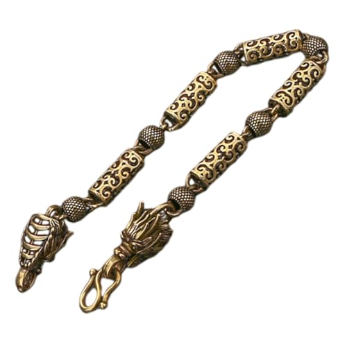PartyKindom Chinesisches Drachenarmband Aus Kupfer Antikes Armband Im Vintage-stil Ästhetisches Herrenarmband Mit Drachenanhänger Passend Für Männer Und Frauen von PartyKindom
