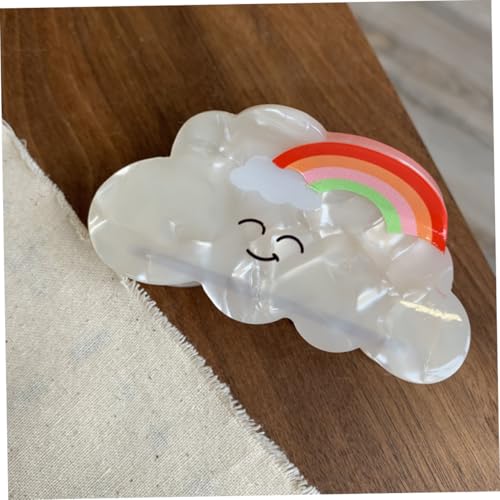 PartyKindom Cloud Claw Clip Haarklammer für Frauen Bunter Haarspange Stark Haltend Schonend für Styling Dutt Zöpfe Alltag Makeup Kochen von PartyKindom