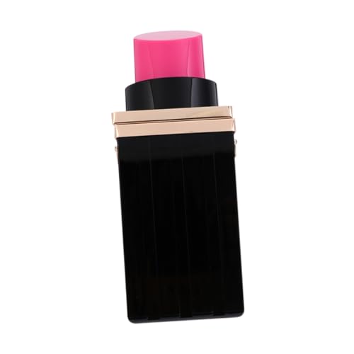 PartyKindom Clutch Tasche Lippenstift Form Kleine Damen Abendtasche mit Kette Stilvolle Umhängetasche für Party von PartyKindom