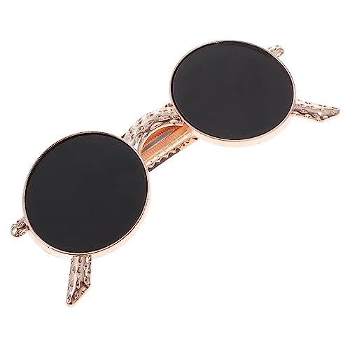 PartyKindom Creative Große Haarklammer im Sonnenbrillen Design Modischer Metall Haarschmuck für Damen Fester Haarschaden Vielseitig für Zöpfe Knoten Party und Alltagslook von PartyKindom