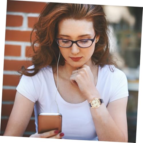 PartyKindom Damen Armbanduhr Casual Schlange Muster Lederband Blaue Mode Uhr Einfaches Design Elegant Komfortabel Alltagsschmuck von PartyKindom