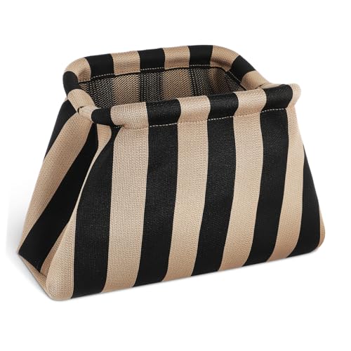 PartyKindom Damen Clutch Bag aus Polyester Kleine Handtasche mit Gestreiftem Design Kompakte Abend Clutch für Party Dinner und Alltag für Frauen von PartyKindom