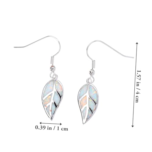 PartyKindom Damen Ohrringe Dangle Maple Leaf Ohrschmuck Baumelnde Ahornblatt Ohrringe für Frauen Alltag Schmuck von PartyKindom