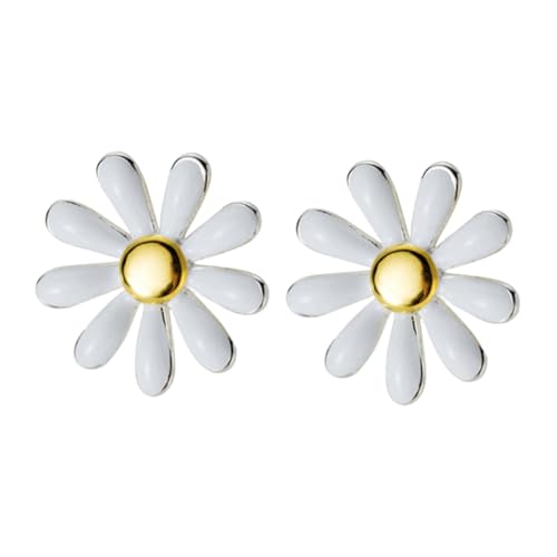 PartyKindom Gänseblümchen-ohrringe Kleine Daisy Ohrstecker Modische Damen Ohrringe Leicht Und Angenehm Zu Tragen Passend Für Alltag Und Party von PartyKindom