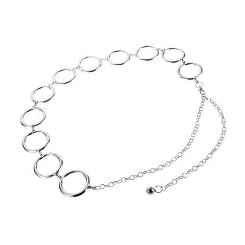PartyKindom Damen Taillenkette aus Metall Verstellbar Langlebig und Leicht Modisches Accessoire für Sommerkleider und Jeans Vielseitiger Hüftgürtel zur Betonung der Figur Schlichtes Design von PartyKindom