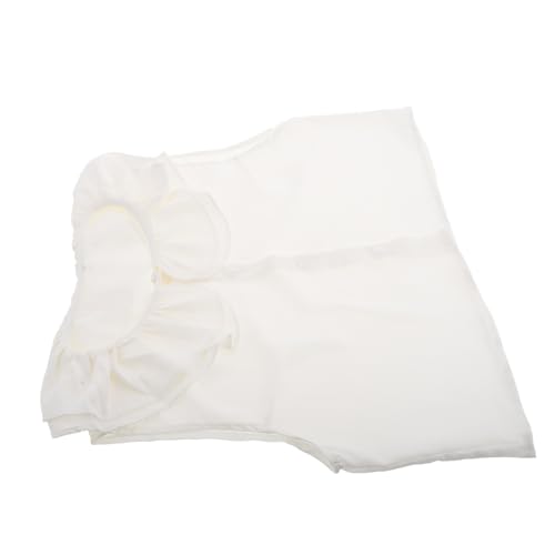 PartyKindom Damen Vest Stil Rüscheneinsatz Abnehmbarer Fake Kragen Weicher Weiß Europäisch Eleganter Look Vielseitig Kombinierbar von PartyKindom