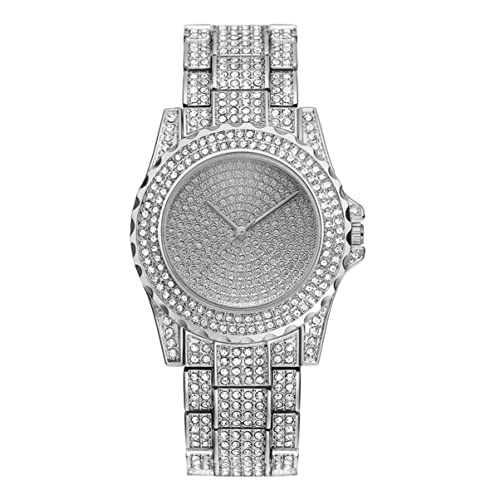 PartyKindom Damenuhr Aus Legierung Mit Damenglas Modeuhr Für Frauen Moderne Armbanduhr Für Damen Geeignet Für Alltag Und Partys von PartyKindom
