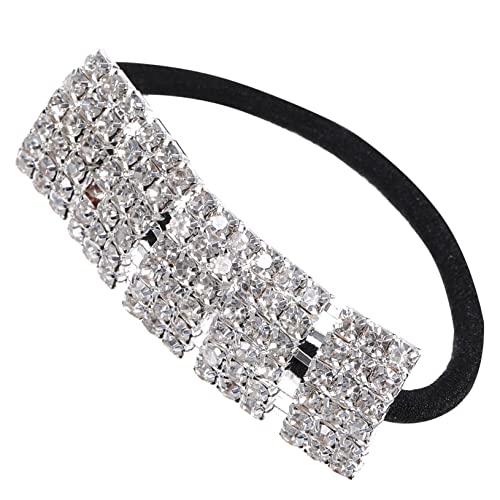 PartyKindom Dehnbare Haargummis Mit Strass Für Damen Und Mädchen Elastische Haarbänder Chices Accessoire Vielseitig Armreifen Nutzbar von PartyKindom