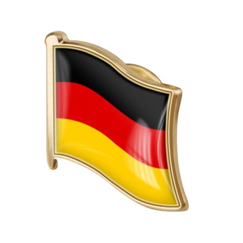 PartyKindom Deutscher Flaggen Anstecker Metall Brosche für Männer Design S Langlebig und Praktisch für Patriotische Anlässe Anstecknadel für Anzüge und Hüte PartyKindom Deutscher Flaggen Anstecker Metall Brosche für Männer Design S Langlebig und Praktisch für Patriotische Anlässe Anstecknadel für Anzüge und Hüte von PartyKindom