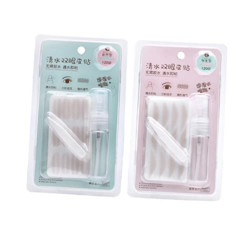 PartyKindom Doppelte Augenlid Patches Spitze Unsichtbare Leichte Schlupflider Stripes Dünne Natürliche Augenlid Aufkleber für Frauen Einfach Anzuwenden für Dünne Augenlider von PartyKindom