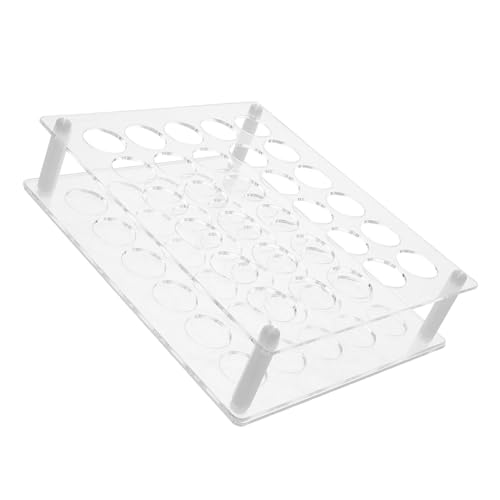 PartyKindom Drehring Für Make-up-organizer Aus Transparentem Acryl Großes Display Für Parfüm Lipgloss-halter Mit Fächern Kosmetiktisch-organizer Für Schminktisch Tubenetui Für von PartyKindom