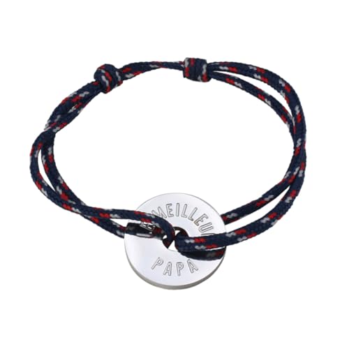 PartyKindom Einfache Handgewebte Veloursarmband Herren Schmuck für Vatertag Festival Kreativer Armschmuck Langlebig Modisch Geeignet für Alltag und Party von PartyKindom