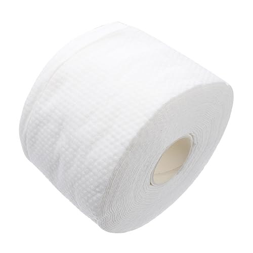 PartyKindom Einweg Gesichtstücher Make Up Entferner Rolle Dicke Weiche Reinigungstücher für Trockene und Nasse Anwendung Sanftes Abschminken Porentiefes Reinigen für Tägliche Gesichtspflege von PartyKindom