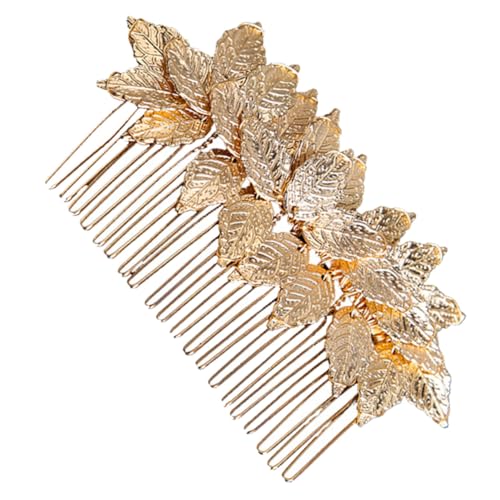 PartyKindom Eleganter Goldfarbener Haarkamm aus Langlebigem Legierungs Material Stilvoller Brautschmuck für Hochzeiten Abschlussbälle und Festliche Anlässe Einzigartiges Design für Damen PartyKindom Eleganter Goldfarbener Haarkamm aus Langlebigem Legierungs Material Stilvoller Brautschmuck für Hochzeiten Abschlussbälle und Festliche Anlässe Einzigartiges Design für Damen von PartyKindom