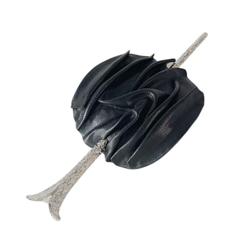 PartyKindom Eleganter Leder Haarnadel Haarknoten Halter aus Legierung Damen Haarschmuck für Alltag Hochzeit Party Ponytail Frisur Sicherer zu Dickem Haar von PartyKindom