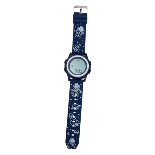 PartyKindom Elektronische Kinderuhr Digital Multifunktional mit LED Beleuchtung Alarm Stoppuhr Verstellbares TPU Armband Unisex Abs Edelstahl Uhr für Jungen Mädchen Alltag von PartyKindom