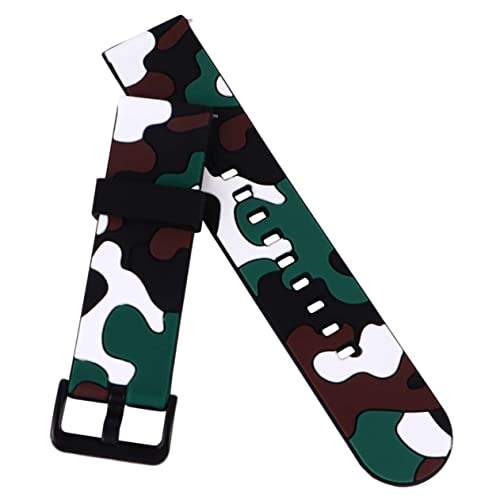 PartyKindom Ersatz Camouflage Silikon Uhrenarmband für Grit X Hochwertiges Material Modisches Design und Einfach zu Bedienen von PartyKindom
