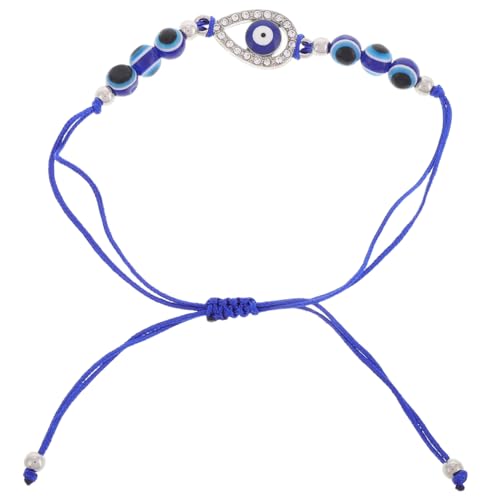 PartyKindom Evil Eye Armband Handgewebt Blaues Auge Perlenarmband für Damen und Herren Glücksbringer Schutz Amulett Robust und Vielseitig Alltagsschmuck von PartyKindom
