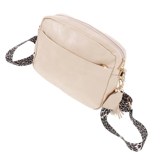 PartyKindom Fake Schultertasche mit Verstellbarem Breitem Tragegurt für Shopping oder Reisen mit Organisiertem Stauraum und Eleganter Quaste von PartyKindom