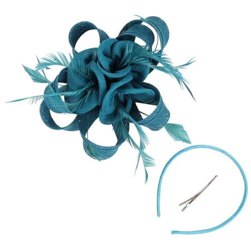 PartyKindom Fascinator-hut Für Damen Partyhut Mit Clip Und Stirnband Teeparty-kopfbedeckung Im Stil Der Jahre Geeignet Für Hochzeiten Partys Und Andere Anlässe von PartyKindom