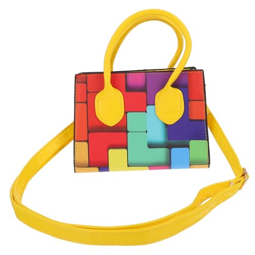PartyKindom Fashion Multi Functional Schultertasche Bunte Umhängetasche für Reisen und Einkaufen Leichte PU Handtasche mit Langem Schultergurt für Handy und Kleine Gegenstände PartyKindom Fashion Multi Functional Schultertasche Bunte Umhängetasche für Reisen und Einkaufen Leichte PU Handtasche mit Langem Schultergurt für Handy und Kleine Gegenstände von PartyKindom