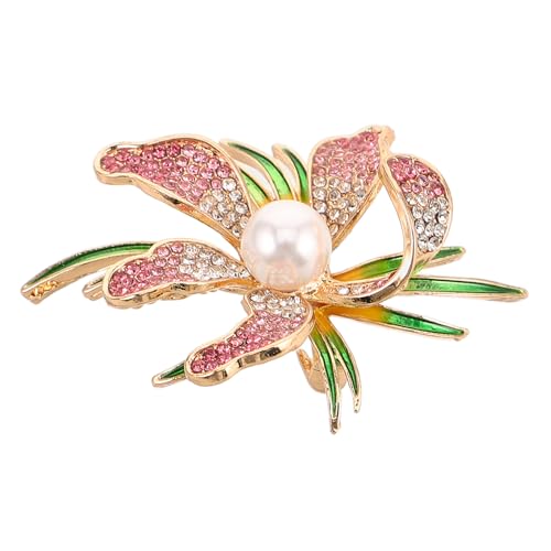 PartyKindom Flower Brosche mit Künstlichen Perlen und Strass Anstecknadel für Damen Modisches Accessoire für Cardigans Kleider und Schals Vielseitig für Festliche Anlässe PartyKindom Flower Brosche mit Künstlichen Perlen und Strass Anstecknadel für Damen Modisches Accessoire für Cardigans Kleider und Schals Vielseitig für Festliche Anlässe von PartyKindom
