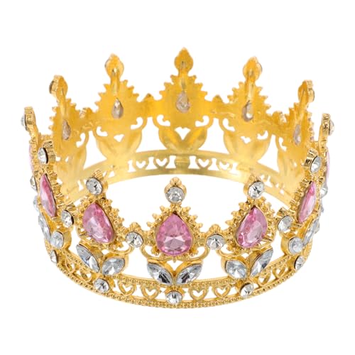 PartyKindom Funkelnde Strasssteine Eleganter Haarschmuck für Hochzeiten und Partys Runde Tiara für Damen Luxuriöses Haaraccessoire für Braut und Festliche Anlässe PartyKindom Funkelnde Strasssteine Eleganter Haarschmuck für Hochzeiten und Partys Runde Tiara für Damen Luxuriöses Haaraccessoire für Braut und Festliche Anlässe von PartyKindom