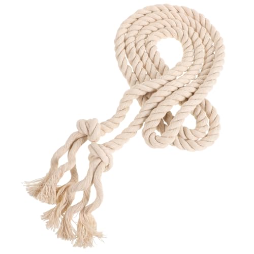 PartyKindom Geflochtener Hanfseilgürtel Taillenseil Bindegürtel Gürtelseil mittelalterliche Gürtelmänner mittelalterlicher Damengürtel Renaissance-Seilgürtel Bettwäsche aus Baumwolle Beige von PartyKindom