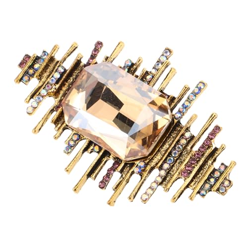 PartyKindom Kristallblumenbrosche Vintage-brosche Mit Strasssteinen Damenbrosche Kleine Brosche Für Formelle Anlässe Broschennadel Zum Anstecken von PartyKindom