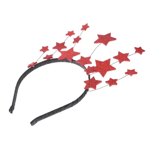 PartyKindom Glitzerndes Stern Haarreif Party Accessoire für Mädchen Damen Bequemes Stirnband mit Funkelndem Sternen Design für Geburtstagsfeiern Mottopartys Maskeraden und Cosplay Ereignisse von PartyKindom