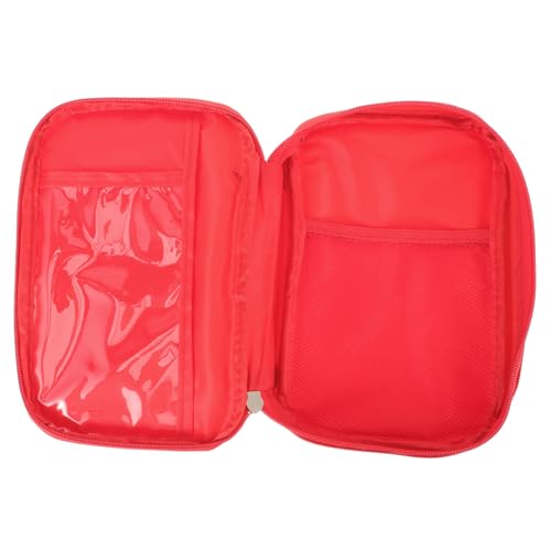 PartyKindom Große Medikamententasche Tragbar Medizin Aufbewahrungstasche Reiseapotheke Organizer für Camping Outdoor und Hausgebrauch mit Robuster Reißfester Oxford Beschichtung von PartyKindom