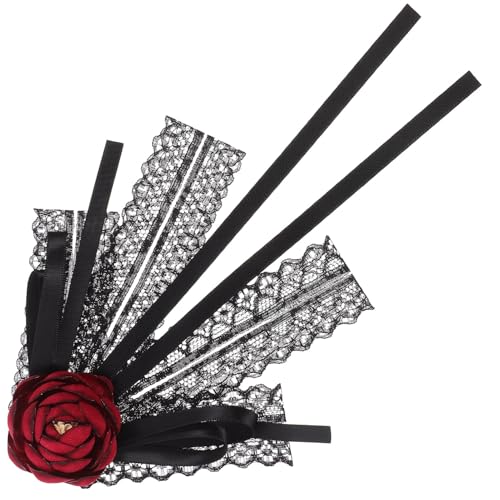 PartyKindom Große Schleifenbrosche für Damen Anstecknadel Spitze Vielseitige Fliege für Anzug und Alltag Elegantes Accessoire für Kleidung Schals und Blusen von PartyKindom