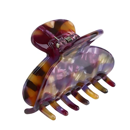 PartyKindom Haarklammer aus Langlebigem Acetat Stabile Krallenclips für Pferdeschwanz und Dutt Geeignet für Dickes und Dünnes Haar Modisches Haarschmuck Accessoire für Damen Alltag und von PartyKindom