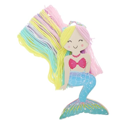 PartyKindom Haarklammern Organizer Wandhalter mit Quaste Hängender Haarspangen Halter für Mädchen Dekoratives Meerjungfrau Wandaccessoire für Kinderzimmer und Partydeko Leichter Haarclip PartyKindom Haarklammern Organizer Wandhalter mit Quaste Hängender Haarspangen Halter für Mädchen Dekoratives Meerjungfrau Wandaccessoire für Kinderzimmer und Partydeko Leichter Haarclip von PartyKindom