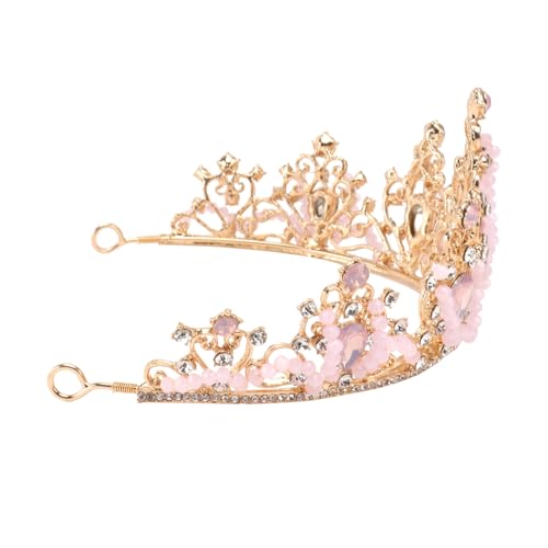 PartyKindom Haarreif Prinzessin Krone Strass Glitzer Mädchen Haarschmuck Geburtstagsfeier Party Festlicher Kopfschmuck Leicht und Bequem von PartyKindom