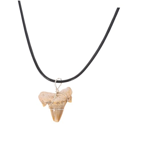 PartyKindom Haifischzahn-dekor Halskette Mit Anhänger Für Männer Und Geschenkidee Aus Hochwertigen Materialien Mit Charm Und Charms von PartyKindom